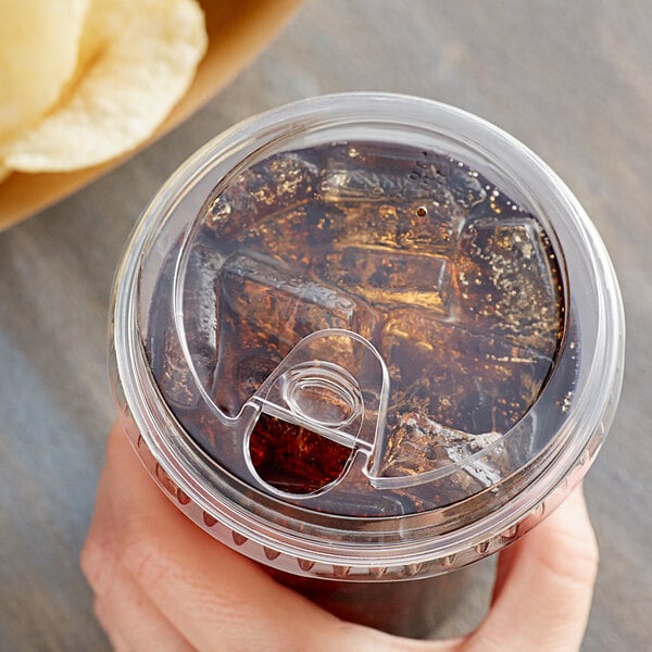 Choice Clear Strawless / Sip Lid - 9, 12, 16, 20, and 24 oz. - 1,000/Case