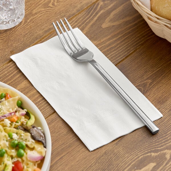 Choice White 2-Ply Dinner Napkin 17" x 15" - 3,000/Case